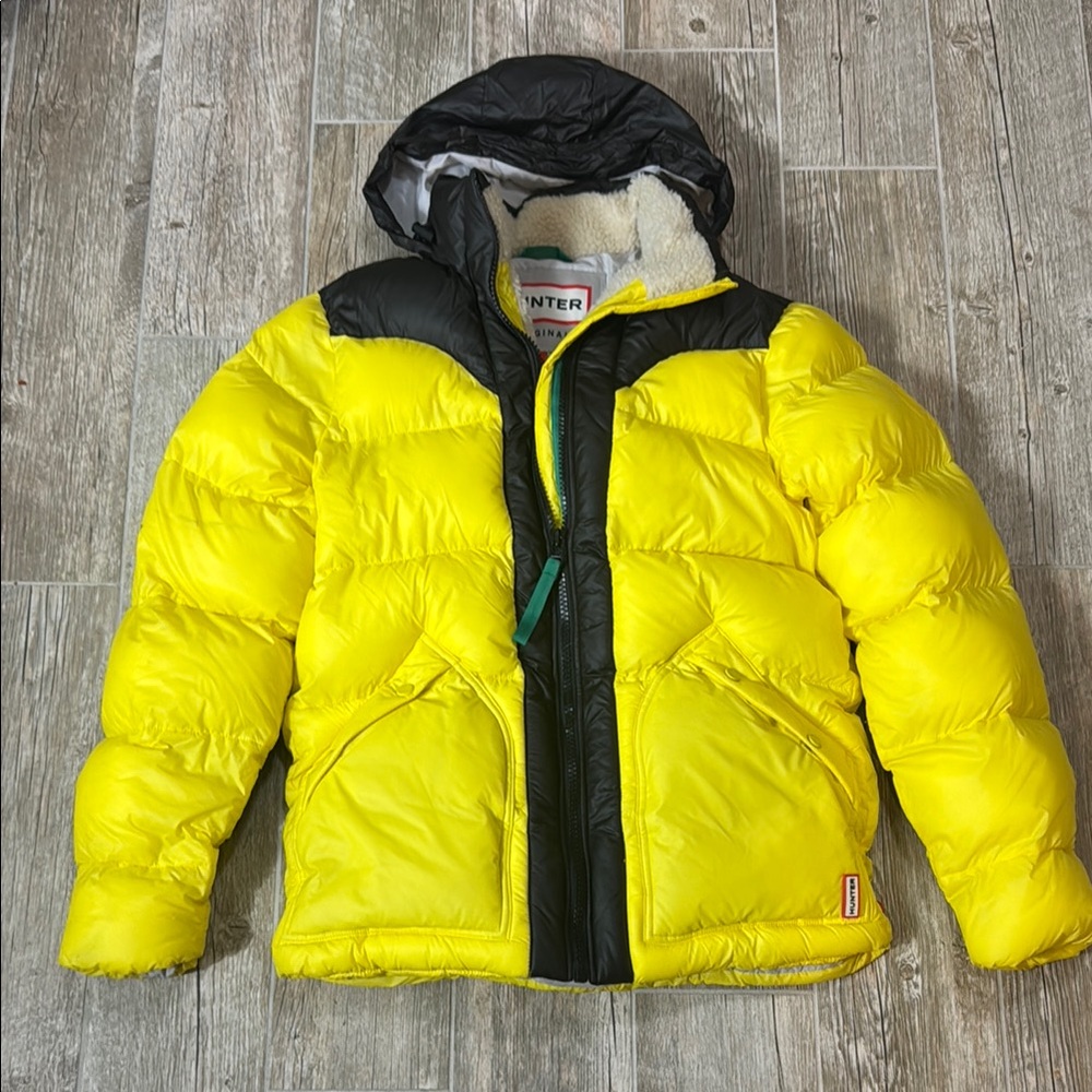 Hunter Yellow and Black Ski Jacket